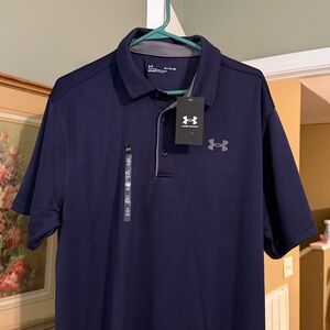 Under Armour Men's Dark Blue Polo Shirt